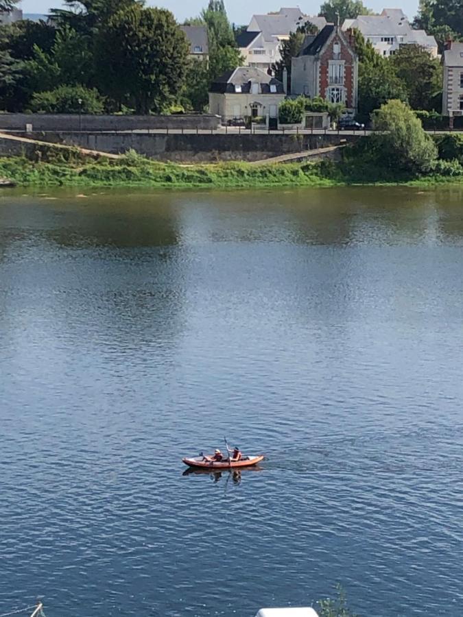 쏘뮤흐 Balcon Sur Loire Local Velo 아파트 외부 사진